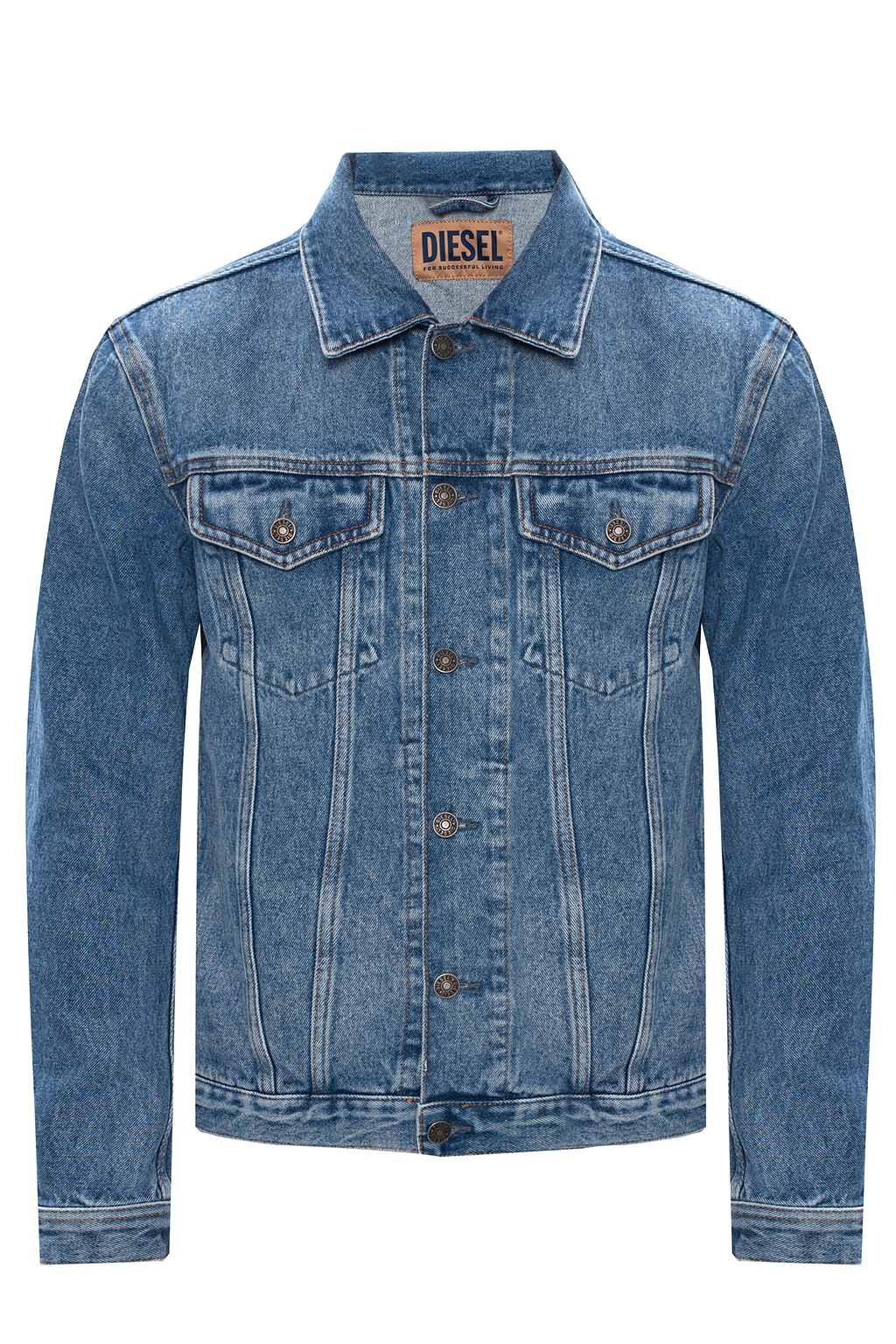 Diesel Denim jacket with logo | Men's Clothing | Vitkac
